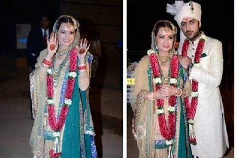 Dia-Mirza-and-Sahil-Sangha-Wedding-Elegant-Delhi-Wedding-Inspiration