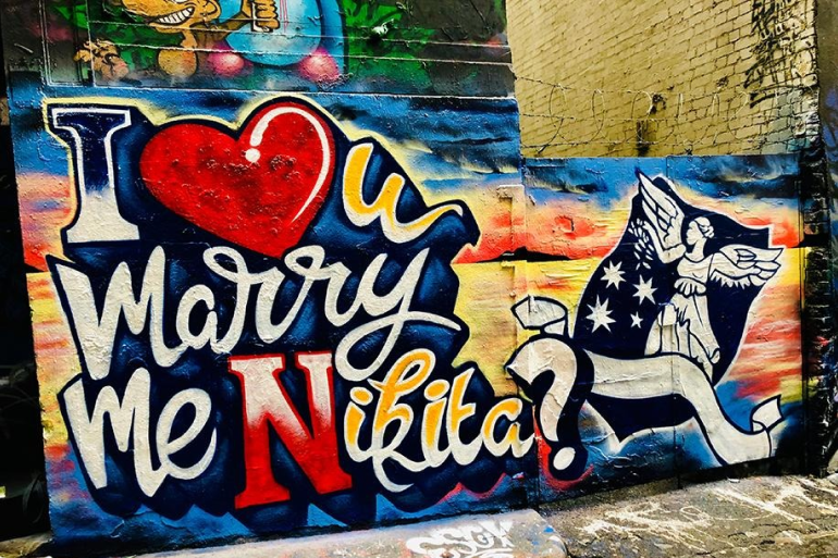 Melbourne-Graffiti-Proposal-Curated-by-Wedding-Planner