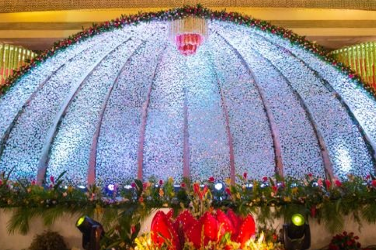 floral-engagement-decor-lotus-theme